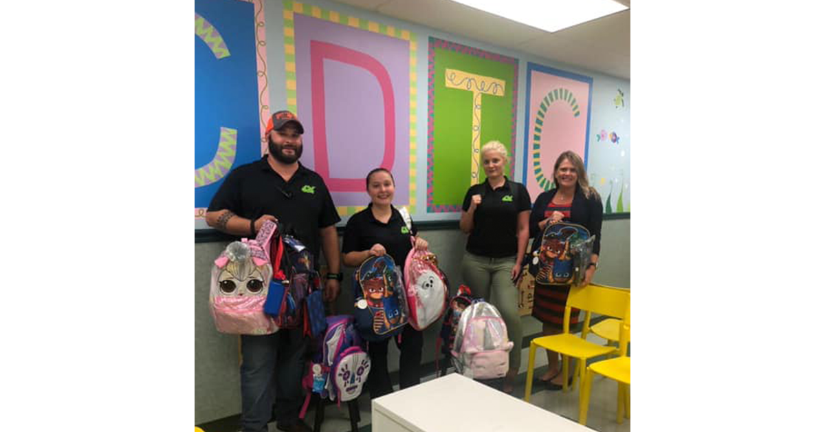 626 Gives: Backpacks Donation