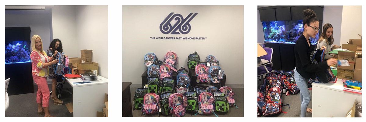 626 Gives: Backpacks for Broward Health Children’s Diagnostic & Treatment Center